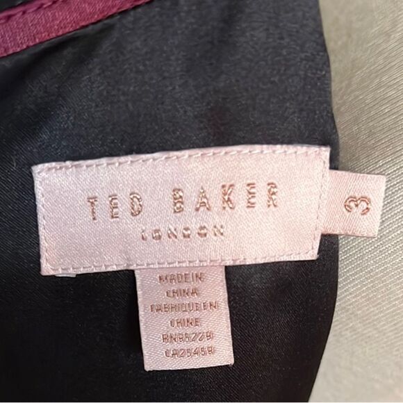 Ted Baker Siiara Black Cut Out Ruffled Mini Dress - Ted Size 3 / US 8‎ NWOT - Picture 5 of 16